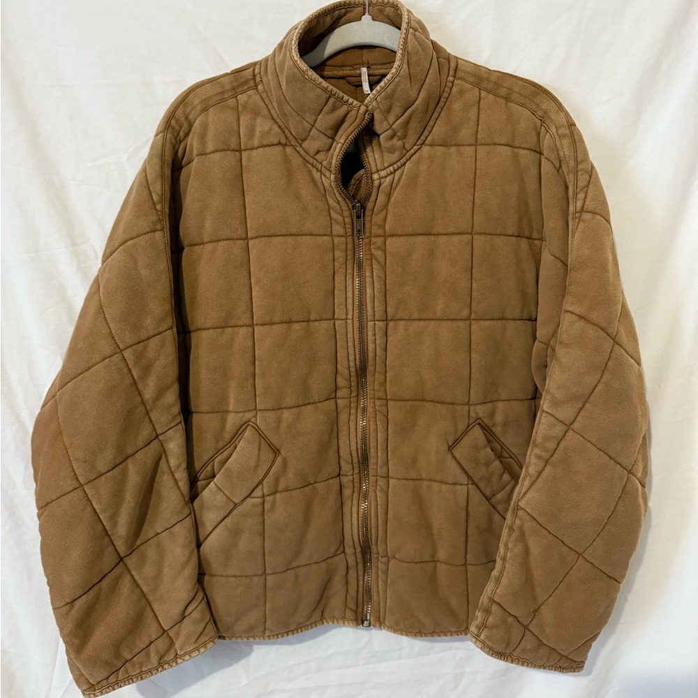 Free People Dolman Quilted Knit Jacket